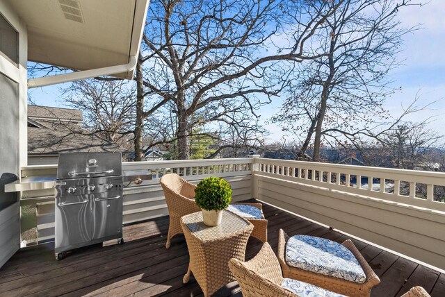 1066 Edinborough Ct, Lake Geneva, WI 53147 - deck with area for grilling