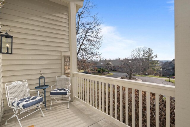 1066 Edinborough Ct, Lake Geneva, WI 53147 - balcony featuring a residential view
