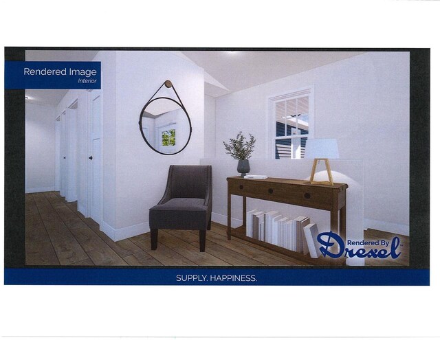 LOT3CSM7857 Hall St, Ripon, WI 54971 - sitting room with wood finished floors and baseboards
