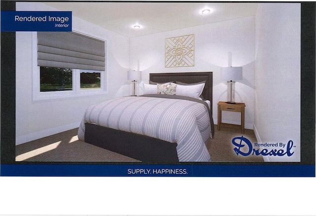 LOT3CSM7857 Hall St, Ripon, WI 54971 - bedroom with recessed lighting and baseboards