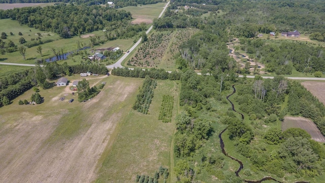 N302 24th Ave, Neshkoro, WI 54960 - aerial view of property and surrounding area with rural landscape