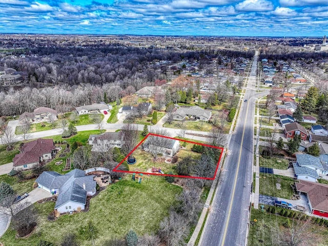 101 Brookview Pl, Combined Locks, WI 54113 - aerial perspective of suburban area featuring property parcel outlined