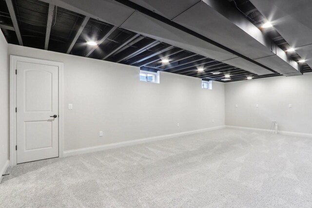 1520 Fay Ln, Oconomowoc, WI 53066 - basement with carpet and baseboards