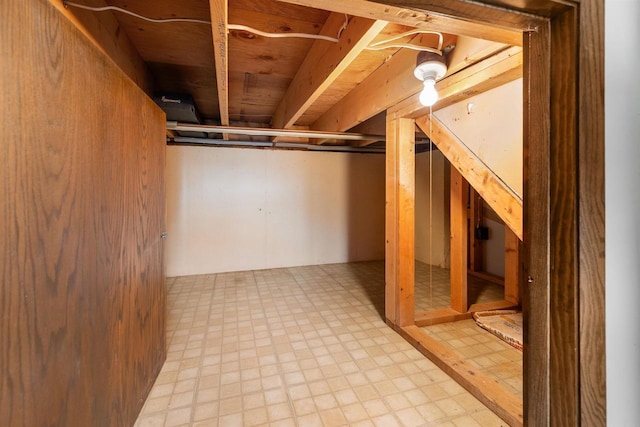 2151 Sunrise Dr, Appleton, WI 54914 - below grade area with tile patterned floors