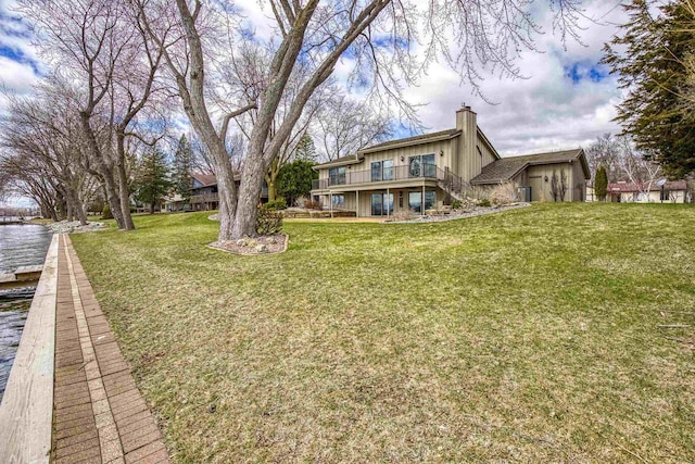 2151 Sunrise Dr, Appleton, WI 54914 - exterior space featuring stairway and a deck