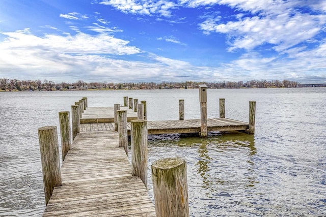 2151 Sunrise Dr, Appleton, WI 54914 - view of dock featuring a water view
