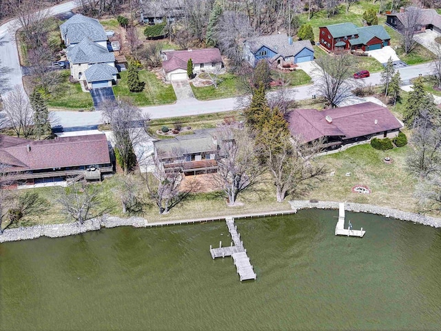 2151 Sunrise Dr, Appleton, WI 54914 - aerial view featuring a residential view and a water view