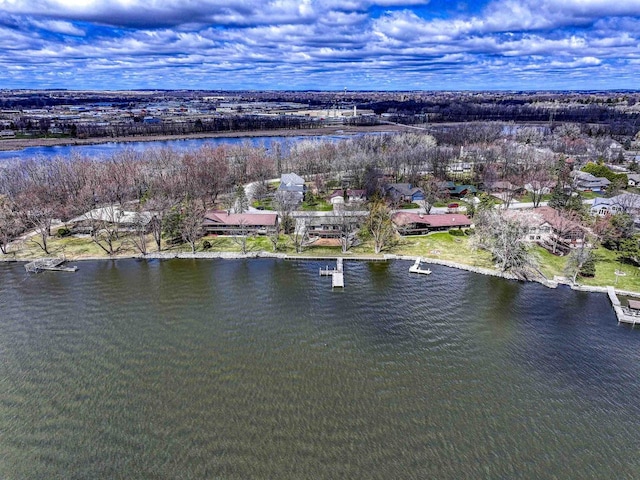2151 Sunrise Dr, Appleton, WI 54914 - birds eye view of property featuring a water view