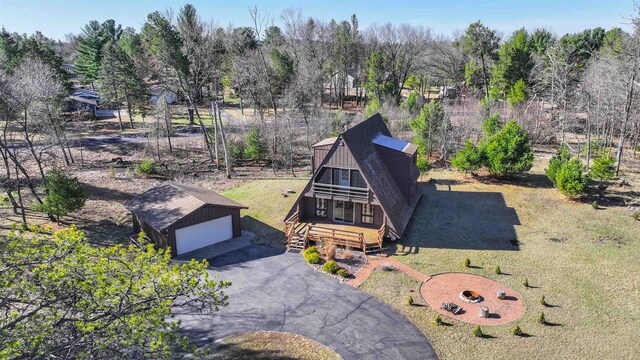 317 Darby Ct, Nekoosa, WI 54457 - birds eye view of property