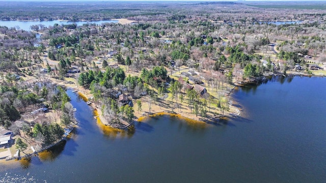 317 Darby Ct, Nekoosa, WI 54457 - aerial view featuring a water view
