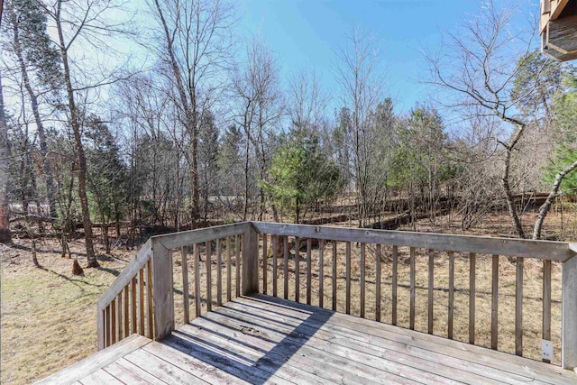 317 Darby Ct, Nekoosa, WI 54457 - view of deck