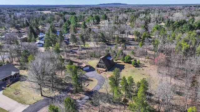 317 Darby Ct, Nekoosa, WI 54457 - birds eye view of property featuring a forest view