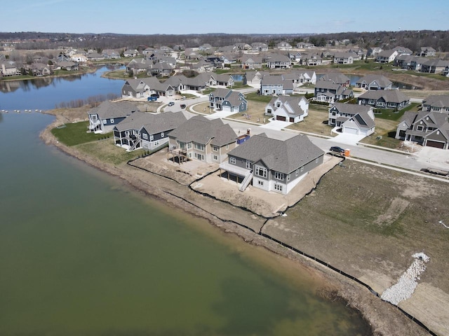 1618 White Deer Trl, Waukesha, WI 53189 - drone / aerial view with a water view and a residential view