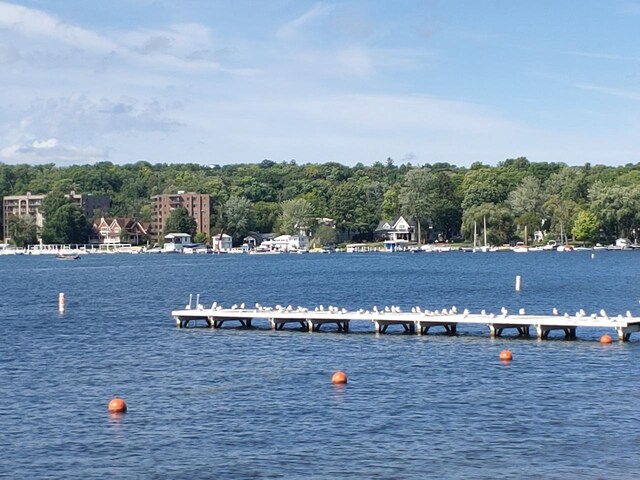 430 Ashley Dr, Williams Bay, WI 53191 - property view of water with a boat dock