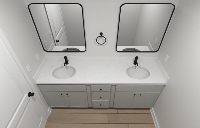 310 Kiddle Ln Unit Lt60, Union Grove, WI 53182 - bathroom featuring a sink and double vanity