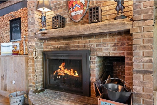 1211 172nd Ave, Balsam Lake, WI 54810 - detailed view of a fireplace