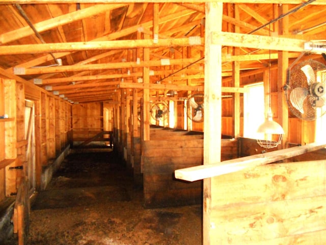view of horse barn