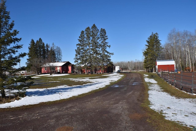 71435 Range Line Rd, Iron River, WI 54847 - view of road with driveway