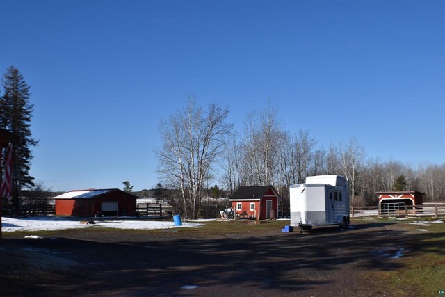 71435 Range Line Rd, Iron River, WI 54847 - view of road