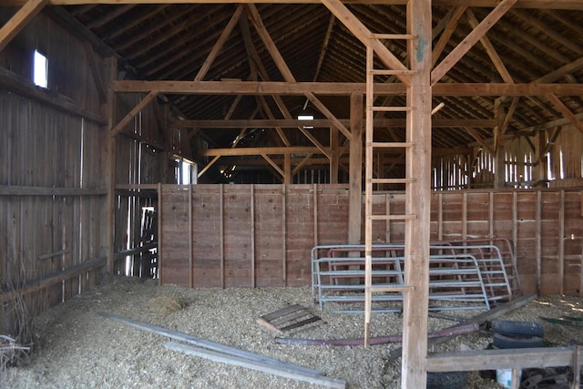 view of stable