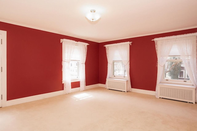 328 Wilson St, Winona, MN 55987 - empty room with carpet, radiator heating unit, and plenty of natural light
