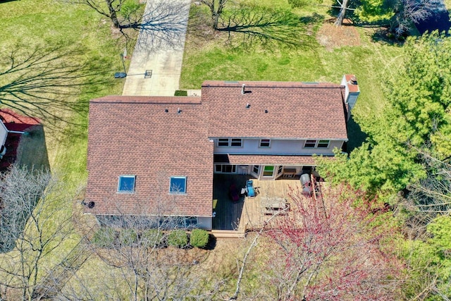 drone / aerial view