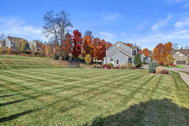 1549 Cambridge Ct, Hubertus, WI 53033 - view of yard