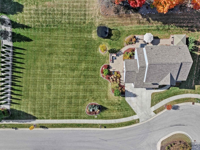 1549 Cambridge Ct, Hubertus, WI 53033 - bird's eye view