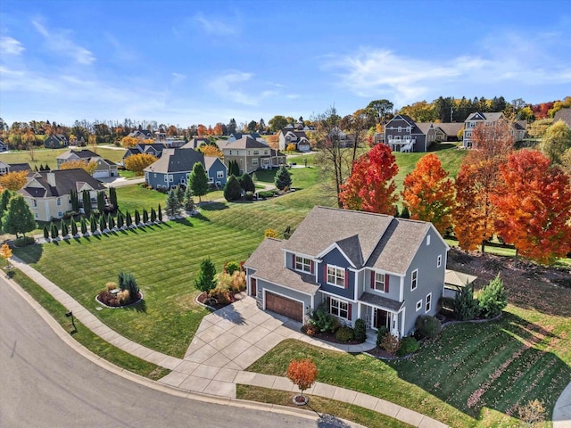 1549 Cambridge Ct, Hubertus, WI 53033 - drone / aerial view featuring a residential view
