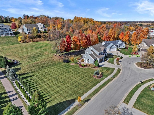 1549 Cambridge Ct, Hubertus, WI 53033 - bird's eye view with a residential view