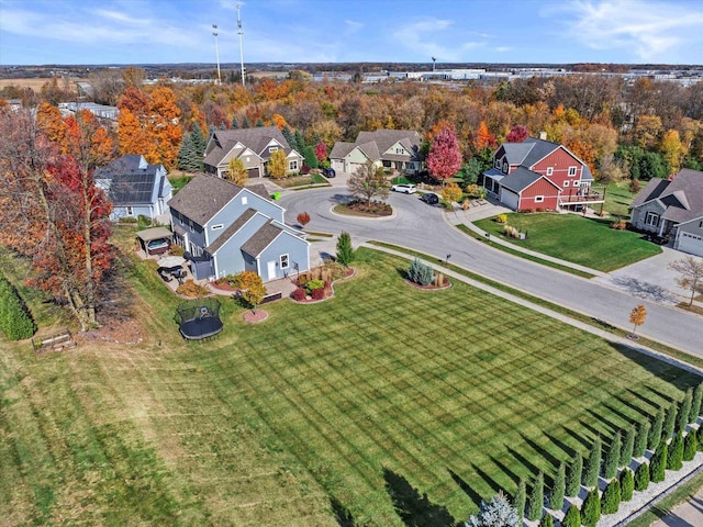 1549 Cambridge Ct, Hubertus, WI 53033 - bird's eye view featuring a residential view