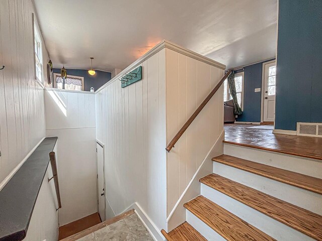 825 Post Rd, Brookfield, WI 53005 - stairway featuring visible vents