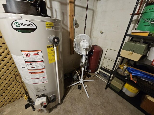 W5691 Cedar Trl, Neshkoro, WI 54960 - utilities with gas water heater