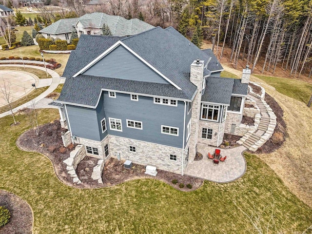 6916 N Palladium Ct, Appleton, WI 54913 - aerial view of property and surrounding area