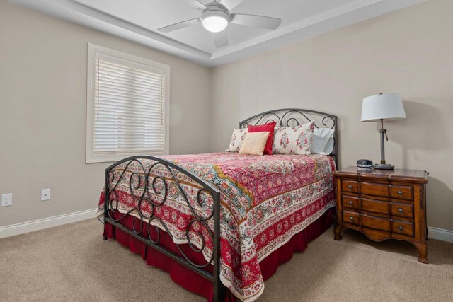 4923 W Woods Creek Ln, Appleton, WI 54913 - carpeted bedroom with baseboards and a ceiling fan