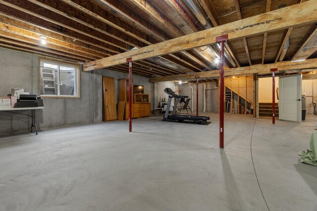 4923 W Woods Creek Ln, Appleton, WI 54913 - view of unfinished below grade area
