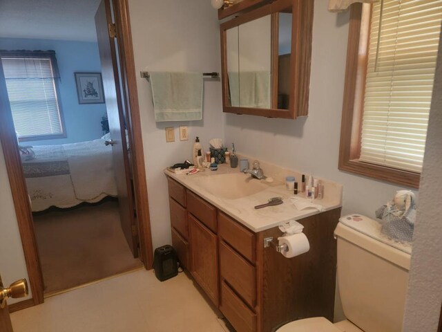 S5026 Greenfield Ln, Baraboo, WI 53913 - bathroom with ensuite bath, vanity, and toilet