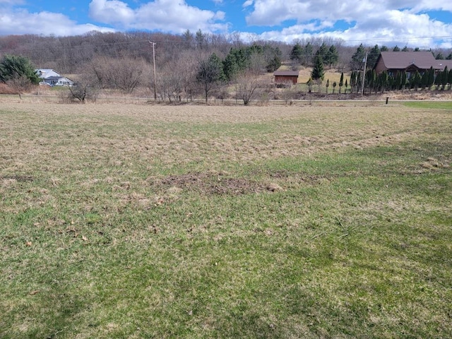 S5026 Greenfield Ln, Baraboo, WI 53913 - view of yard with a rural view and fence