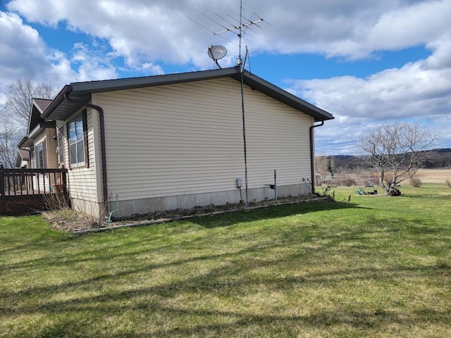 S5026 Greenfield Ln, Baraboo, WI 53913 - view of home's exterior featuring a lawn