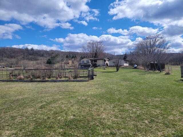 S5026 Greenfield Ln, Baraboo, WI 53913 - view of yard with fence
