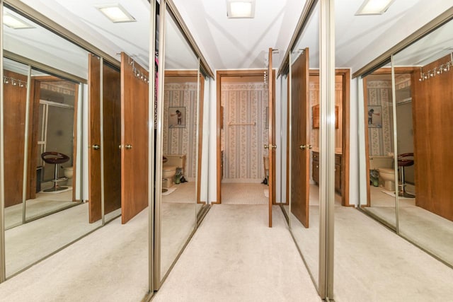 interior space with carpet floors