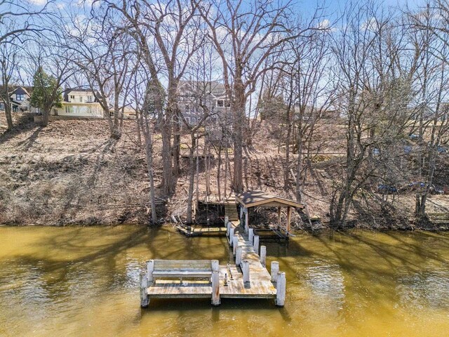 140 River Dr, Appleton, WI 54915 - view of dock with a water view