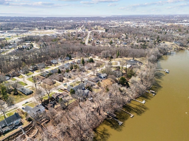 140 River Dr, Appleton, WI 54915 - aerial view with a residential view and a water view