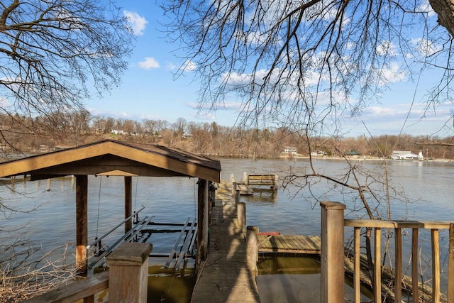 140 River Dr, Appleton, WI 54915 - view of dock featuring a water view