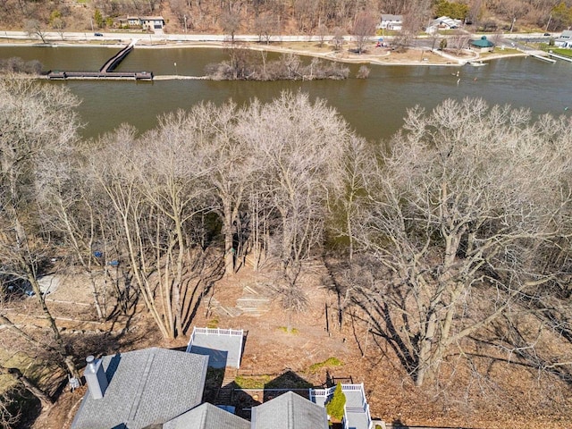 140 River Dr, Appleton, WI 54915 - drone / aerial view with a water view