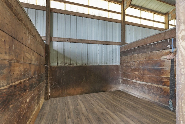 view of horse barn