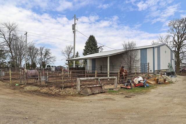 view of stable