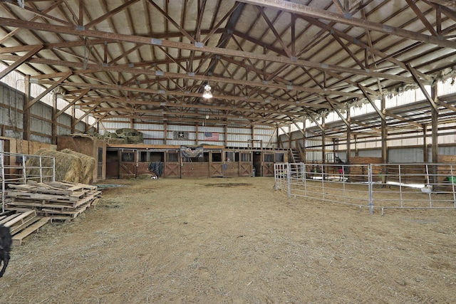 view of stable
