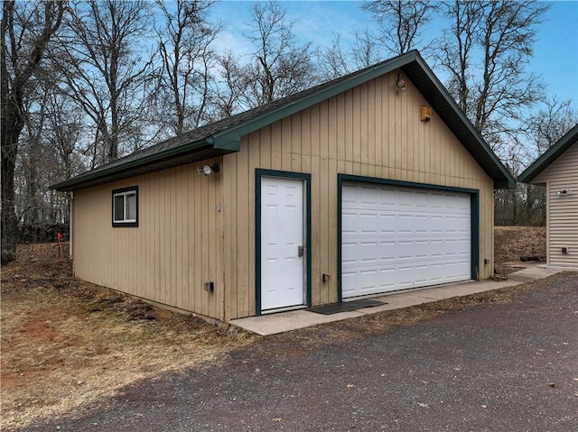 16187 Secluded Ln, Gordon, WI 54838 - view of detached garage