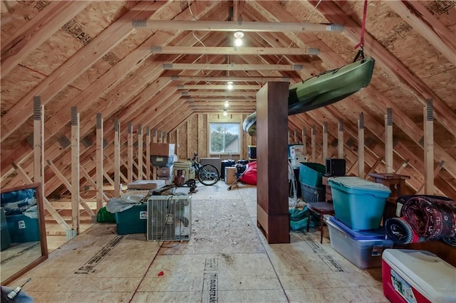 16187 Secluded Ln, Gordon, WI 54838 - view of unfinished attic